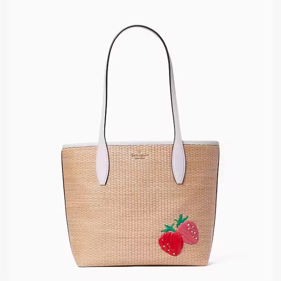 Kate Spade Picnic In The Park Small Strawberry Tote - Picture 1 of 9